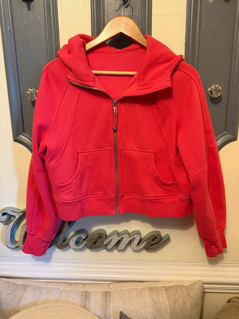 Lululemon Scuba Oversized Full Zip Hoodie Hot pink